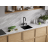Дозатор OMOIKIRI для моющего средства OM-02-IB латунь/Indigo blue 4995070